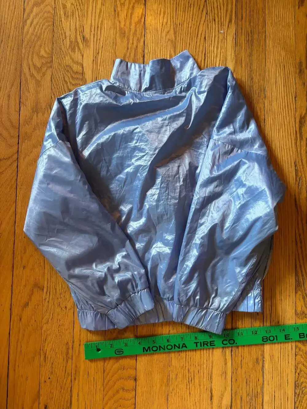 Converse Girls Metallic Shiny Full-Zip Windbreaker Jacket